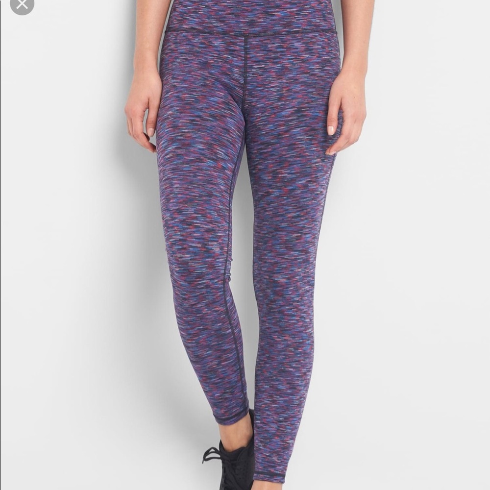 GapFit High Waisted Blackout SpaceDye Women’s Legging - Size Medium